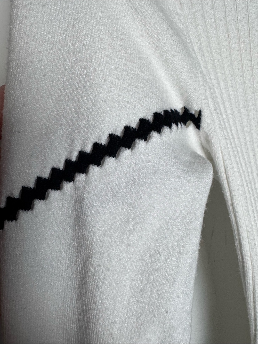 Karen Millen Pointelle Chevron Sweater - Picture 5 of 10
